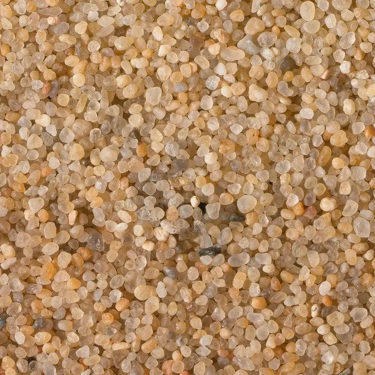 Кварцевый песок фракции 1,2-3,0 окатанный